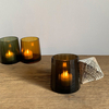 Jeannette Glass Candle Holders