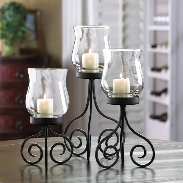 Nordic Glass Candle Holders