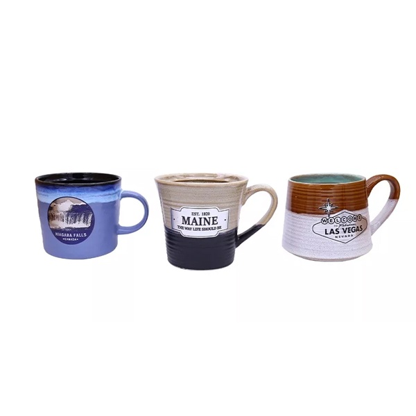 What are the benefits of personalized ceramic coffee mugs for business development?