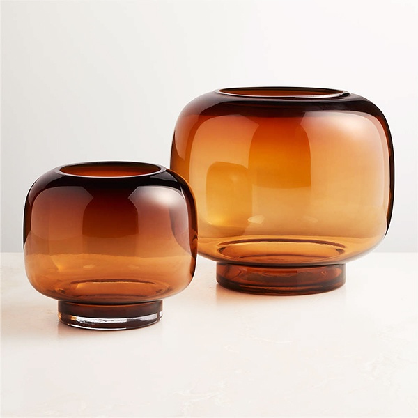 Japanese Glass Candle Holders