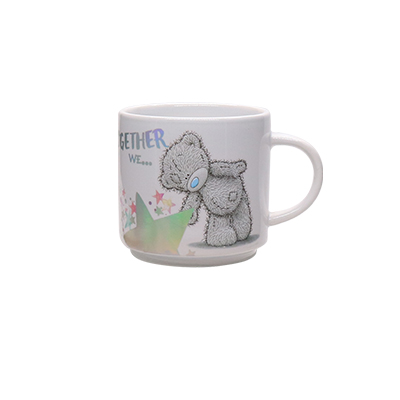 Mother's Day Collection Stacked White Ceramic Mugs